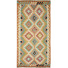 Kilim 101x202 Cm Kilim, Afghanistan, Hand-carded Wool (warp: