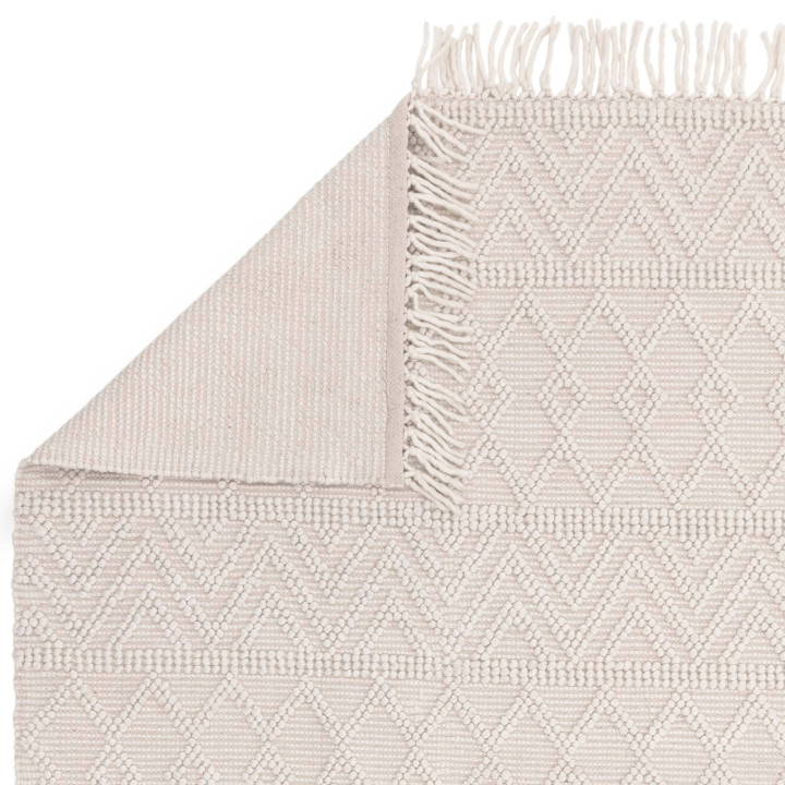 Tappeto Asra geometrico beige tortora chiaro 200