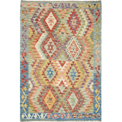 Kilim 125x182 Cm Kilim Afghanistan Hand-carded Wool (warp: