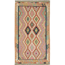 Kilim 124x193 Cm Kilim, Afghanistan, Hand-spun Wool (warp: