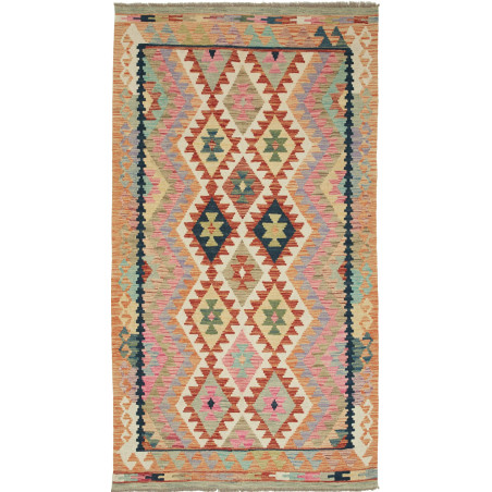 Kilim 124x193 Cm Kilim, Afghanistan, Hand-spun Wool (warp: