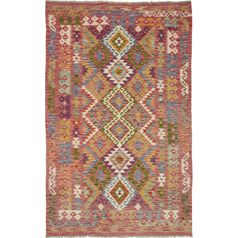 Kilim 123x196 Cm Kilim Afghanistan Hand-carded Wool Cotton