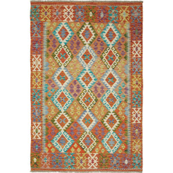 Kilim 127x194 Cm Kilim Afghanistan Hand-carded Wool