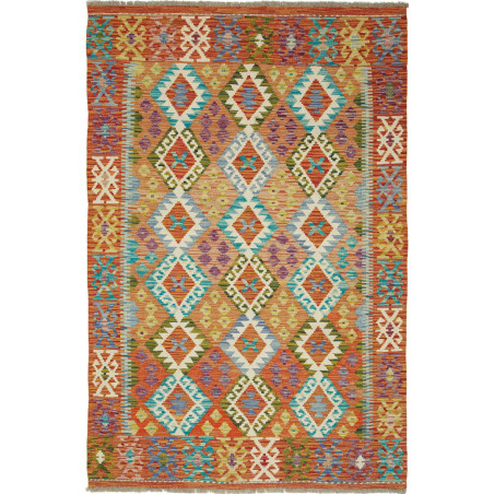 Kilim 127x194 Cm Kilim Afghanistan Hand-carded Wool