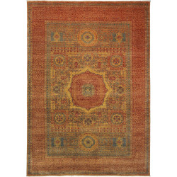 Rug Mamlouk Pakistan 211x300 Terracotta Red Yel