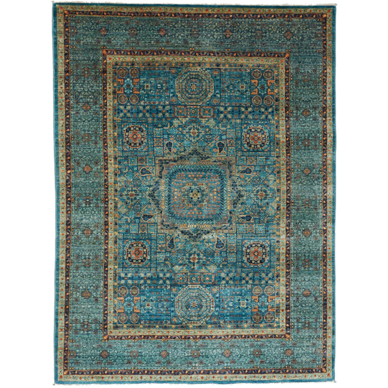 Mamlouk 149x205 Cm Mamlouk, Pakistan, Hand-carded Wool