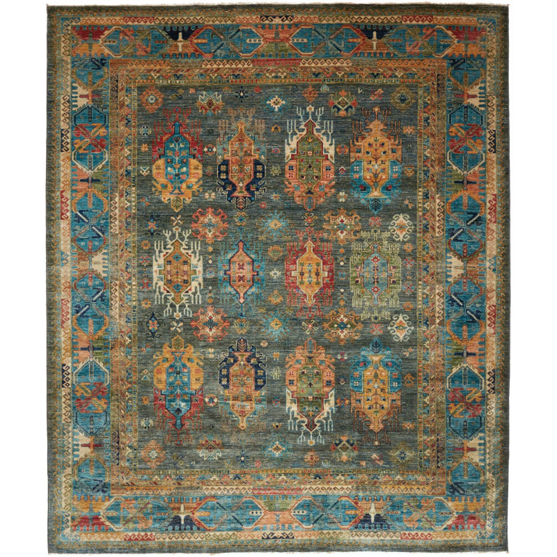 Tribal 253x295 Cm Tribal, Pakistan, Hand-carded Wool (warp: