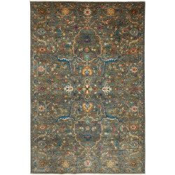 Rug Ziegler Fine Pakistan 202x304 Deep Sage Gree