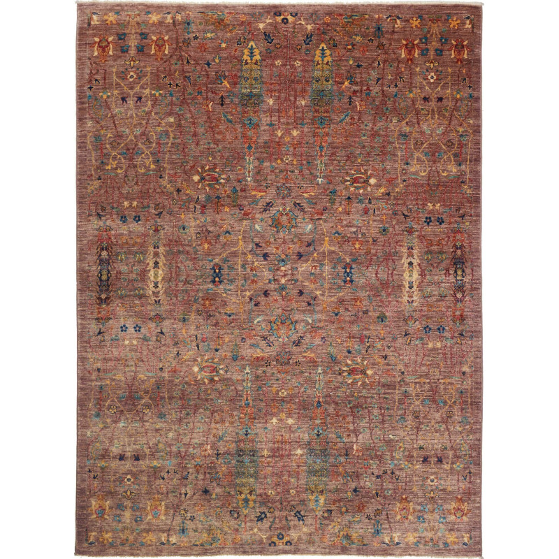 Rug Shahi Fine Pakistan 169x230 Burgundy Petrol