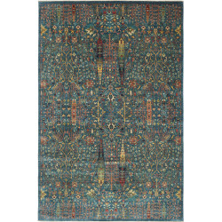 Rug Shahi Fine Pakistan 198x299 Teal Blue Terra