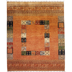 Siva 209x250 Cm Siva Pakistan Hand-carded Wool (warp Cotton)