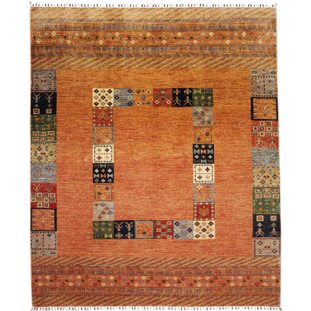 Siva 209x250 Cm Siva Pakistan Hand-carded Wool (warp Cotton)