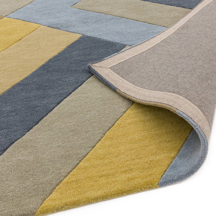 Tappeto Reef geometrico grigio chiaro e grigio s