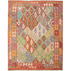 Kilim 150x193 Cm Kilim, Afghanistan, Hand-carded Wool