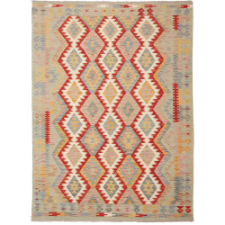Kilim 150x201 Cm Kilim, Afghanistan, Hand-carded Wool (warp: