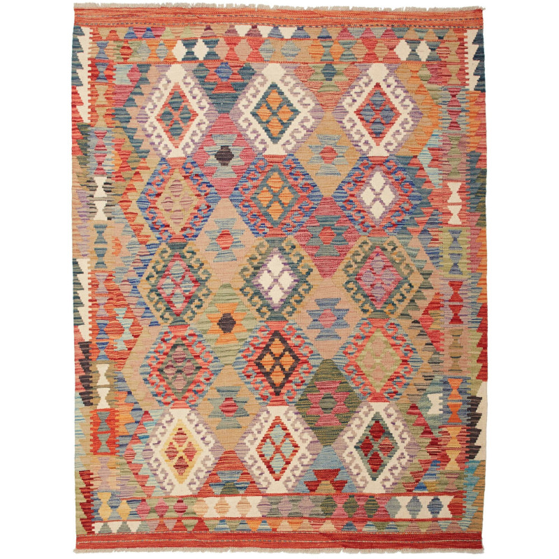 Kilim 153x195 Cm Kilim Afghanistan Hand-carded Wool (warp: