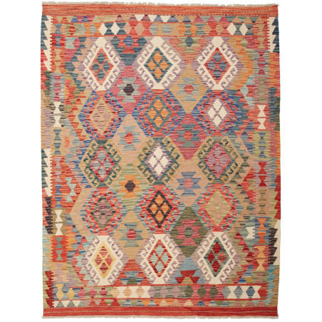 Kilim 153x195 Cm Kilim Afghanistan Hand-carded Wool (warp: