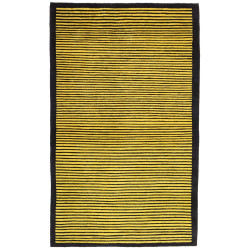 Rug 90x160 Bright Yellow Deep Black