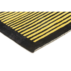 Rug 90x160 Bright Yellow Deep Black