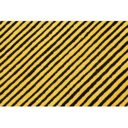 Rug 90x160 Bright Yellow Deep Black