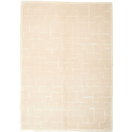 Hand Made Rug 170x240 Cream Off White