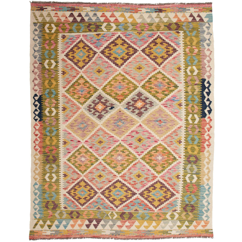 Kilim 155x200 Cm Kilim, Afghanistan, Hand-carded Wool (warp: