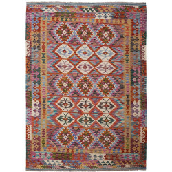 Kilim 157x207 Cm Kilim Afghanistan Hand-carded Wool (warp