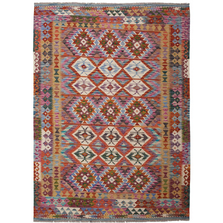 Kilim 157x207 Cm Kilim Afghanistan Hand-carded Wool (warp