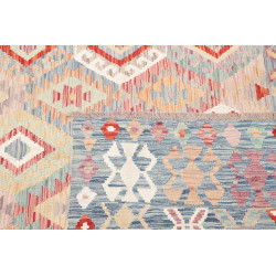 Hand Made Rug Kilim Afghanistan 202x304 Blue Re