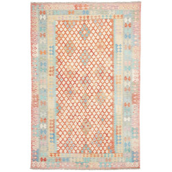 Hand Made Rug Kilim Afghanistan 202x301 Orange