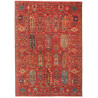Rug Tribal Pakistan 127x176 Deep Red Turquoise