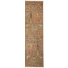Rug Shahi Fine Pakistan 79x295 Brown Peacock Bl