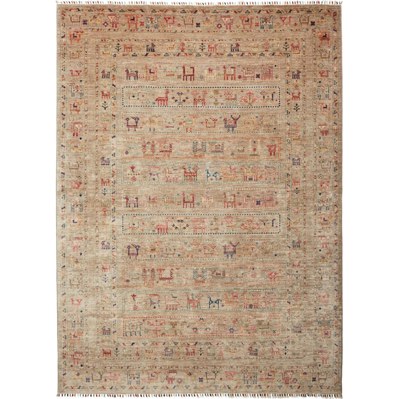 Rubin 204x277 Cm Rubin, Pakistan, Hand-carded Wool (warp: