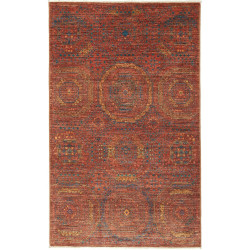 Rug Mamlouk Pakistan 96x154 Brick Red Petrol Bl