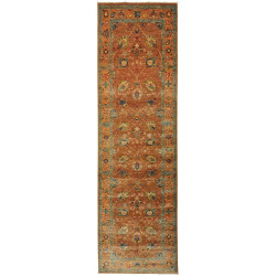Rug Shahi Fine Pakistan 80x279 Burnt Orange Aqu