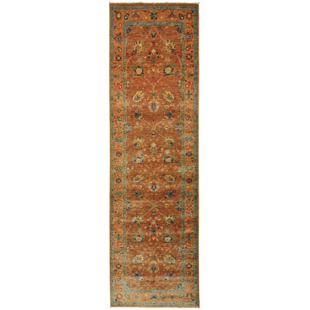 Rug Shahi Fine Pakistan 80x279 Burnt Orange Aqu