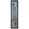 Rug Siva Pakistan 75x296 Blue Black