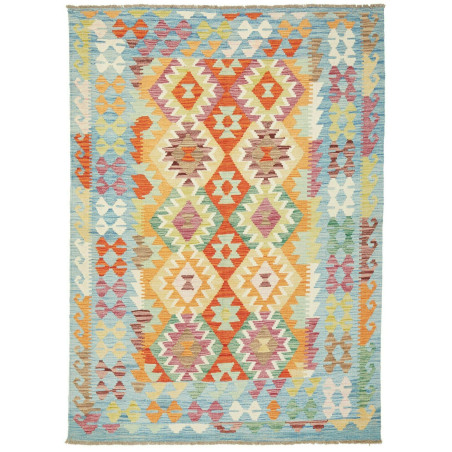 Kilim 147x206 Cm Kilim Afghanistan Hand-carded Wool (warp: