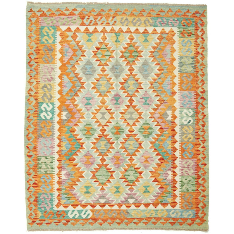 Kilim 157x196 Cm Kilim, Afghanistan, Hand-carded Wool