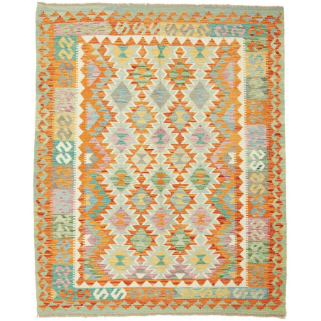 Kilim 157x196 Cm Kilim, Afghanistan, Hand-carded Wool