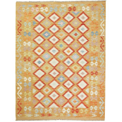 Kilim 150x199 Cm Kilim Afghanistan Hand-carded Wool (warp: