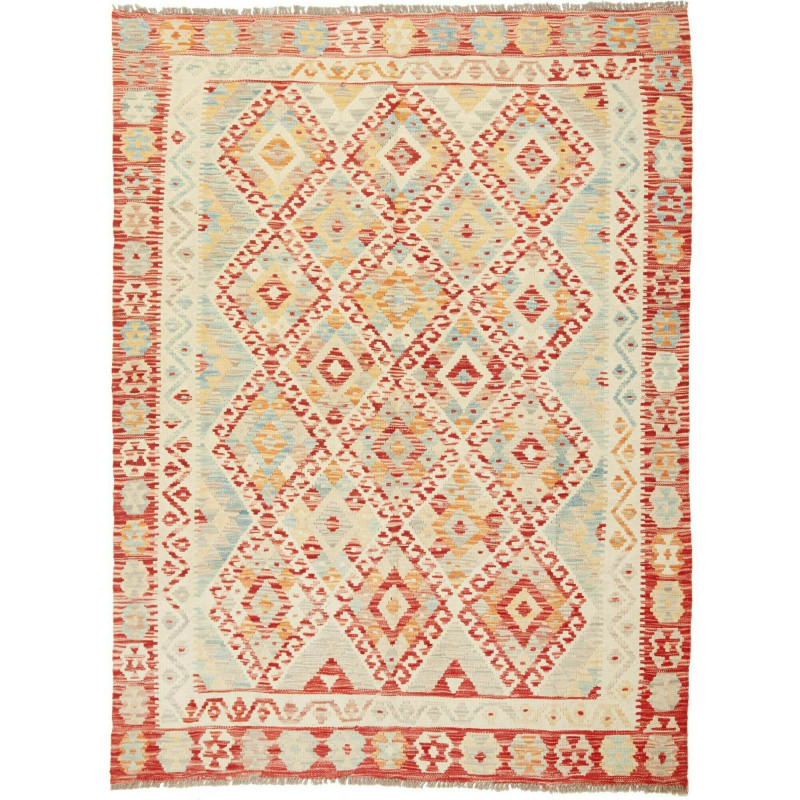 Kilim 159x207 Cm Kilim, Afghanistan, Hand-carded Wool (warp:
