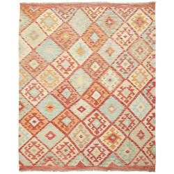 Kilim 160x194 Cm Kilim Afghanistan Hand-carded Wool Cotton