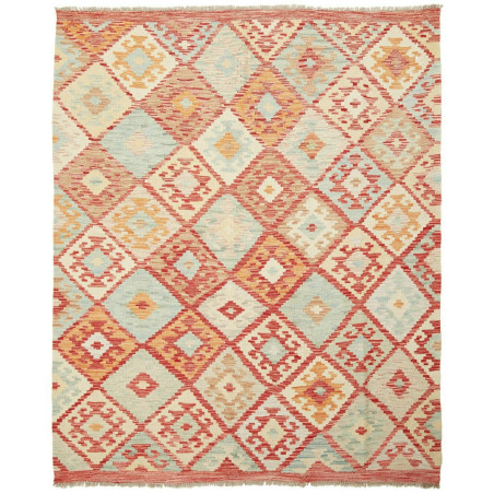 Kilim 160x194 Cm Kilim Afghanistan Hand-carded Wool Cotton