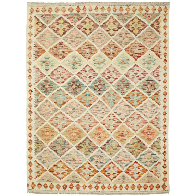 Kilim 148x196 Cm Kilim Afghanistan Hand-carded Wool Cotton