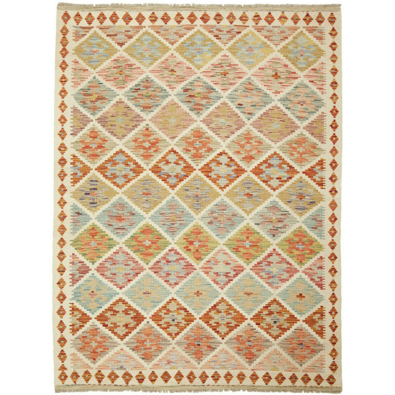 Kilim 150x198 Cm Kilim, Afghanistan, Hand-carded Wool,