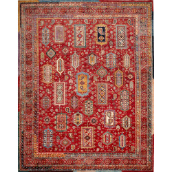 Hand Made Rug Tribal Pakistan 248x309 Red Multi