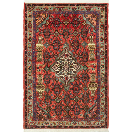 98x150 Cm Persian Tribal Rug, Hand-knotted, Wool On Cotton