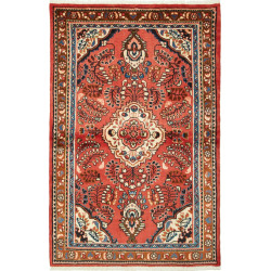 105x158 Cm Hand-knotted Persian Rug, Wool On Cotton,