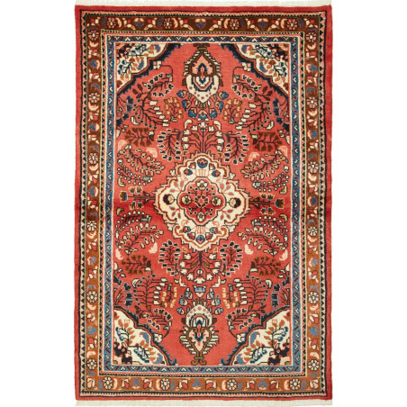 105x158 Cm Hand-knotted Persian Rug, Wool On Cotton,